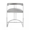 Worlds Away New Arrivals Cromwell Counter Stool Grey Velvet And Nickel 2 Worlds Away New Arrivals Cromwell Counter Stool Grey Velvet And Nickel