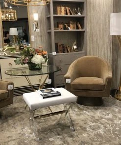 Worlds Away Dominic Chair Camel Velvet 15 Worlds Away Dominic Chair Camel Velvet