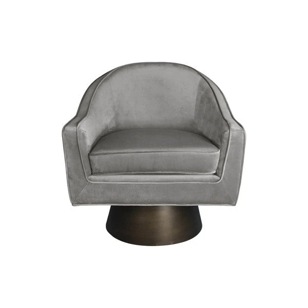 Worlds Away Dominic Chair Grey Velvet 5 Worlds Away Dominic Chair Grey Velvet