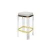Worlds Away Dorsey Counter Stool Brass And White Ostrich 2 Worlds Away Dorsey Counter Stool Brass And White Ostrich