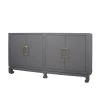 Worlds Away Drayton Four Door Buffet Grey New Arrivals 1 Worlds Away Drayton Four Door Buffet Grey New Arrivals