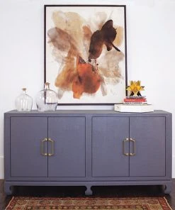 Worlds Away Drayton Four Door Buffet Grey New Arrivals