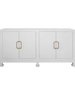 Worlds Away Drayton Four Door Buffet White 11 Worlds Away Drayton Four Door Buffet White