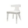 Worlds Away Duke Chair White 1 Worlds Away Duke Chair White
