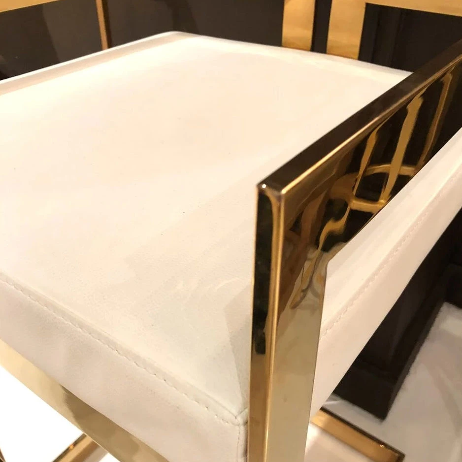 Worlds Away Emmett Counter Stool Brass And White New Arrivals 5 Worlds Away Emmett Counter Stool Brass And White New Arrivals