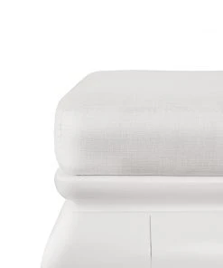 Worlds Away New Arrivals Ernest Bench White