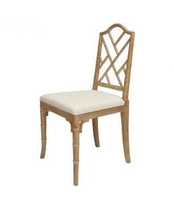 Worlds Away New Arrivals Fairfield Chair Cerused Oak