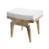 Worlds Away Fergie Stool Burl Wood