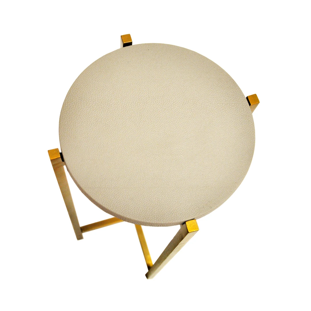 Worlds Away Fitz Cigar Table Antique Brass And Grey Faux Shagreen New Arrivals 4 Worlds Away Fitz Cigar Table Antique Brass And Grey Faux Shagreen New Arrivals