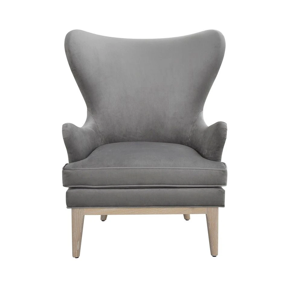 Worlds Away Frisco Wing Chair Gray New Arrivals 7 Worlds Away Frisco Wing Chair Gray New Arrivals