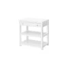 Worlds Away Garbo Side Table White Lacquer 2 Worlds Away Garbo Side Table White Lacquer