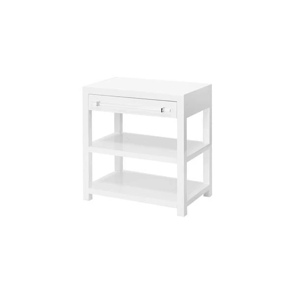 Worlds Away Garbo Side Table White Lacquer 3 Worlds Away Garbo Side Table White Lacquer