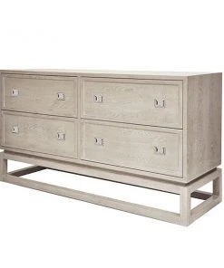 Worlds Away New Arrivals Harlan Dresser Cerused Oak