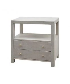 Worlds Away New Arrivals Hattie Side Table Grey