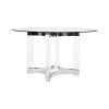 Worlds Away Hendrix Acrylic Dining Table Nickel New Arrivals 1 Worlds Away Hendrix Acrylic Dining Table Nickel New Arrivals