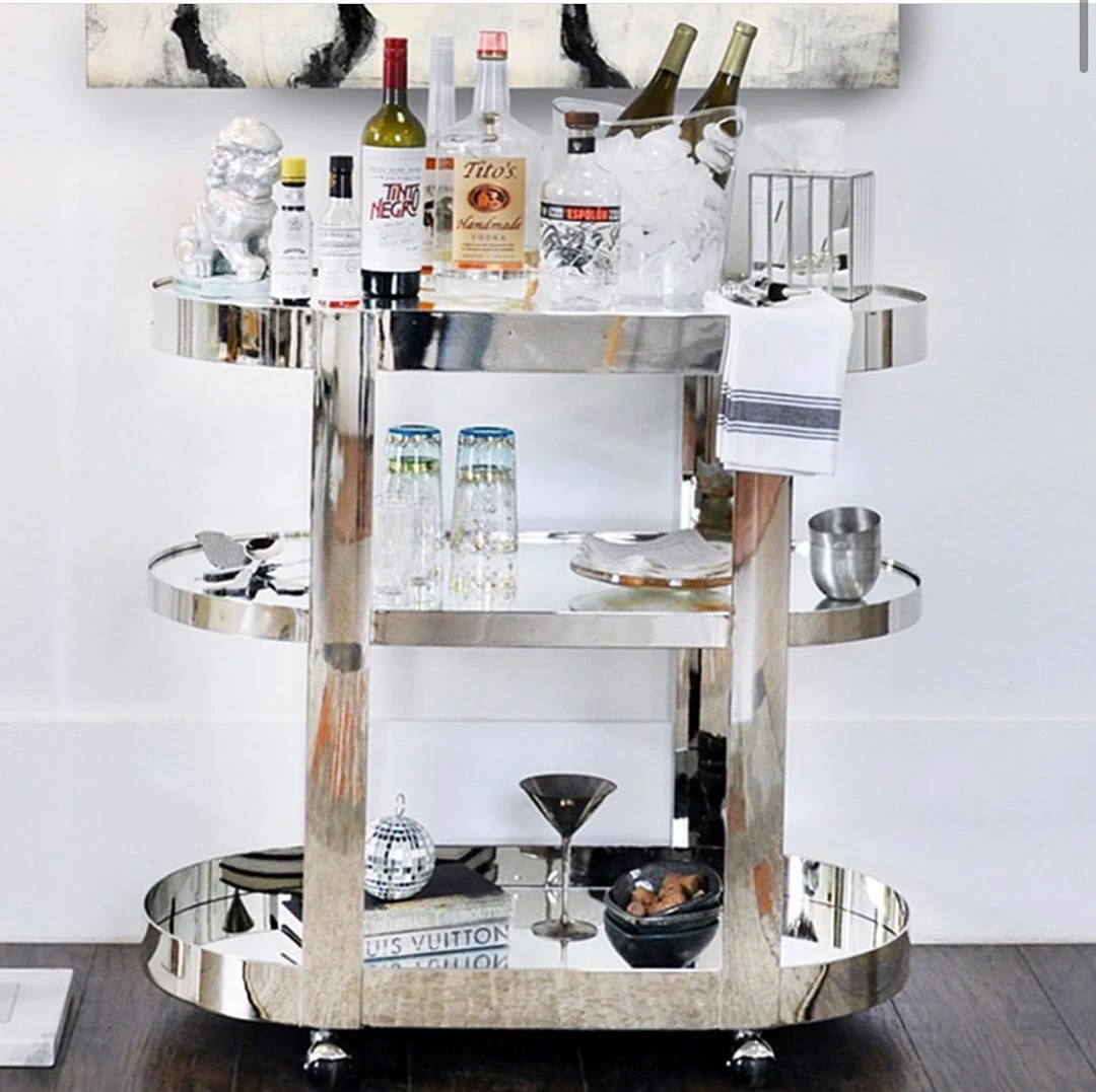 Worlds Away Hugh Bar Cart Nickel New Arrivals 4 Worlds Away Hugh Bar Cart Nickel New Arrivals