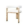 Worlds Away New Arrivals Jude Chair Burl Wood