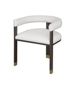 Worlds Away New Arrivals Jude Chair Dark Espresso Oak