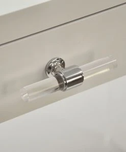 Worlds Away Lennon Desk White