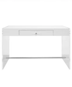Worlds Away Lennon Desk White