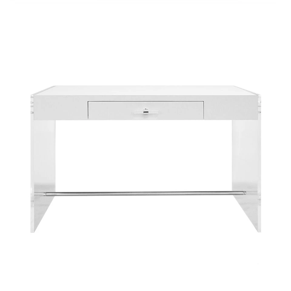 Worlds Away Lennon Desk White 3 Worlds Away Lennon Desk White