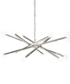 Worlds Away Luisa Chandelier Nickel
