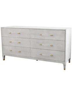 Worlds Away New Arrivals Maren Chest Dove Gray Faux Shagreen 8 Worlds Away New Arrivals Maren Chest Dove Gray Faux Shagreen