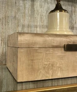 Worlds Away Mira Decorative Box Burl Wood New Arrivals