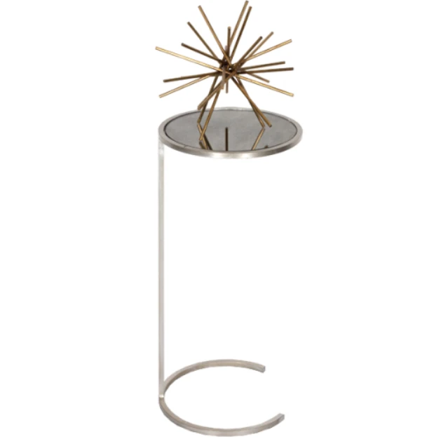 Worlds Away New Arrivals Monaco Round Cigar Table Silver 4 Worlds Away New Arrivals Monaco Round Cigar Table Silver