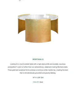 Worlds Away New Arrivals Montana Cocktail Table Gold Leaf 13 Worlds Away New Arrivals Montana Cocktail Table Gold Leaf