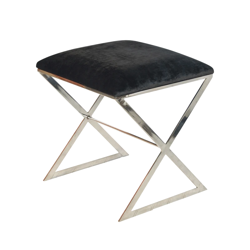 Worlds Away X Side Table Nickel And Black New Arrivals Worlds Away X Side Table Nickel And Black New Arrivals