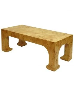 Worlds Away New Arrivals Nicola Coffee Table Burl Wood