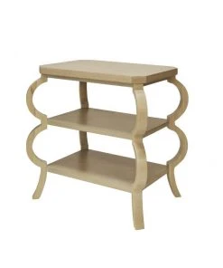 Worlds Away Olive Side Table Cerused Oak New Arrivals