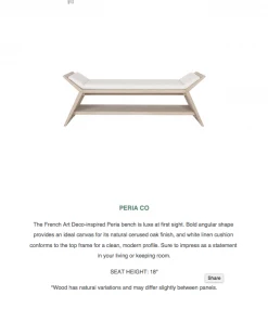 Worlds Away New Arrivals Peria Bench Cerused Oak 11 Worlds Away New Arrivals Peria Bench Cerused Oak