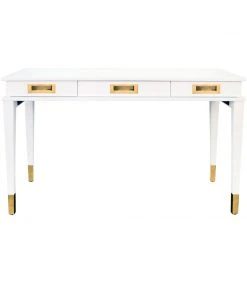 Worlds Away Plato Desk White New Arrivals