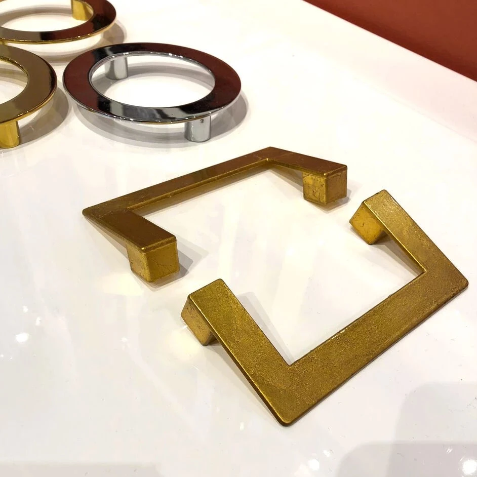 Worlds Away New Arrivals Braxton Hardware Gold Leaf Pair 4 Worlds Away New Arrivals Braxton Hardware Gold Leaf Pair