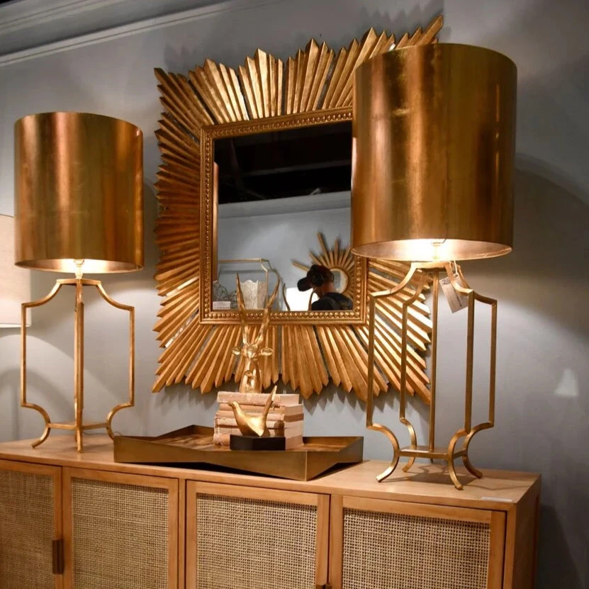 Worlds Away Raymond Gold Leaf Mirror New Arrivals 6 Worlds Away Raymond Gold Leaf Mirror New Arrivals