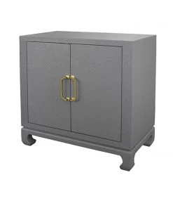 Worlds Away Renwick Chest Grey New Arrivals