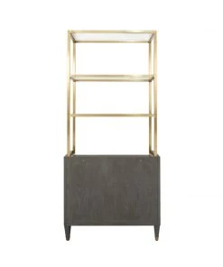 Worlds Away Rivaa Etagere Smoke Grey New Arrivals