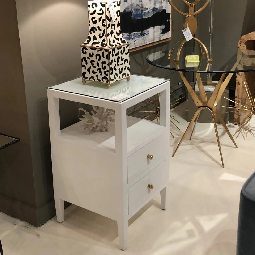 Worlds Away Roscoe Side Table White Linen New Arrivals 4 Worlds Away Roscoe Side Table White Linen New Arrivals