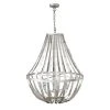 Worlds Away Serafina Chandelier Silver Leaf 1 Worlds Away Serafina Chandelier Silver Leaf