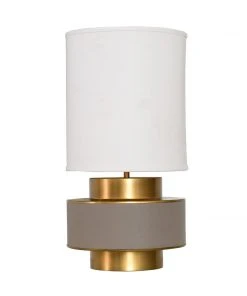 Worlds Away Sherwyn Lamp Gray Shagreen