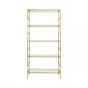 Worlds Away Stewart Bookshelf Gold Leaf New Arrivals 1 Worlds Away Stewart Bookshelf Gold Leaf New Arrivals