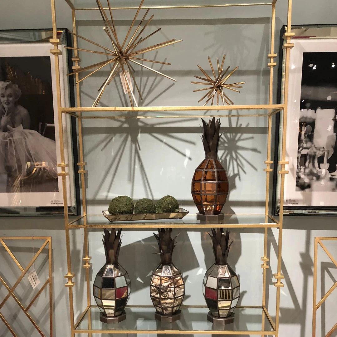 Worlds Away Stewart Bookshelf Gold Leaf New Arrivals 5 Worlds Away Stewart Bookshelf Gold Leaf New Arrivals