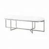 Worlds Away New Arrivals Tamia Bench Silver Leaf 2 Worlds Away New Arrivals Tamia Bench Silver Leaf