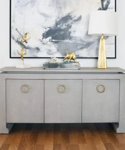 Worlds Away New Arrivals Tilley Buffet Grey