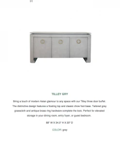 Worlds Away Tilley Buffet Light Grey New Arrivals 8 Worlds Away Tilley Buffet Light Grey New Arrivals
