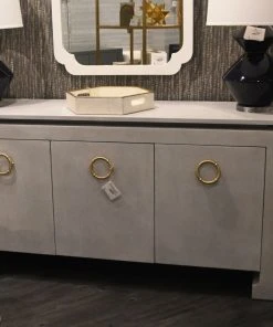 Worlds Away New Arrivals Tilley Buffet Grey