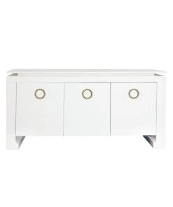 Worlds Away Tilley Buffet White