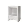 Worlds Away Winnie Side Table White Lacquer 1 Worlds Away Winnie Side Table White Lacquer